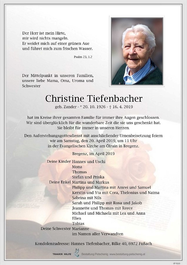 Christine Tiefenbacher